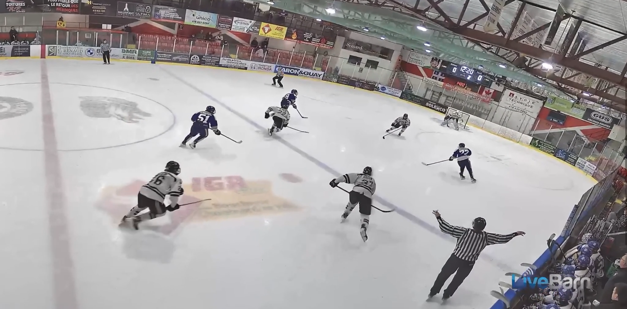 Malik Bouchard's Impressive Playoff Highlights | Collège de Lévis M18 D1