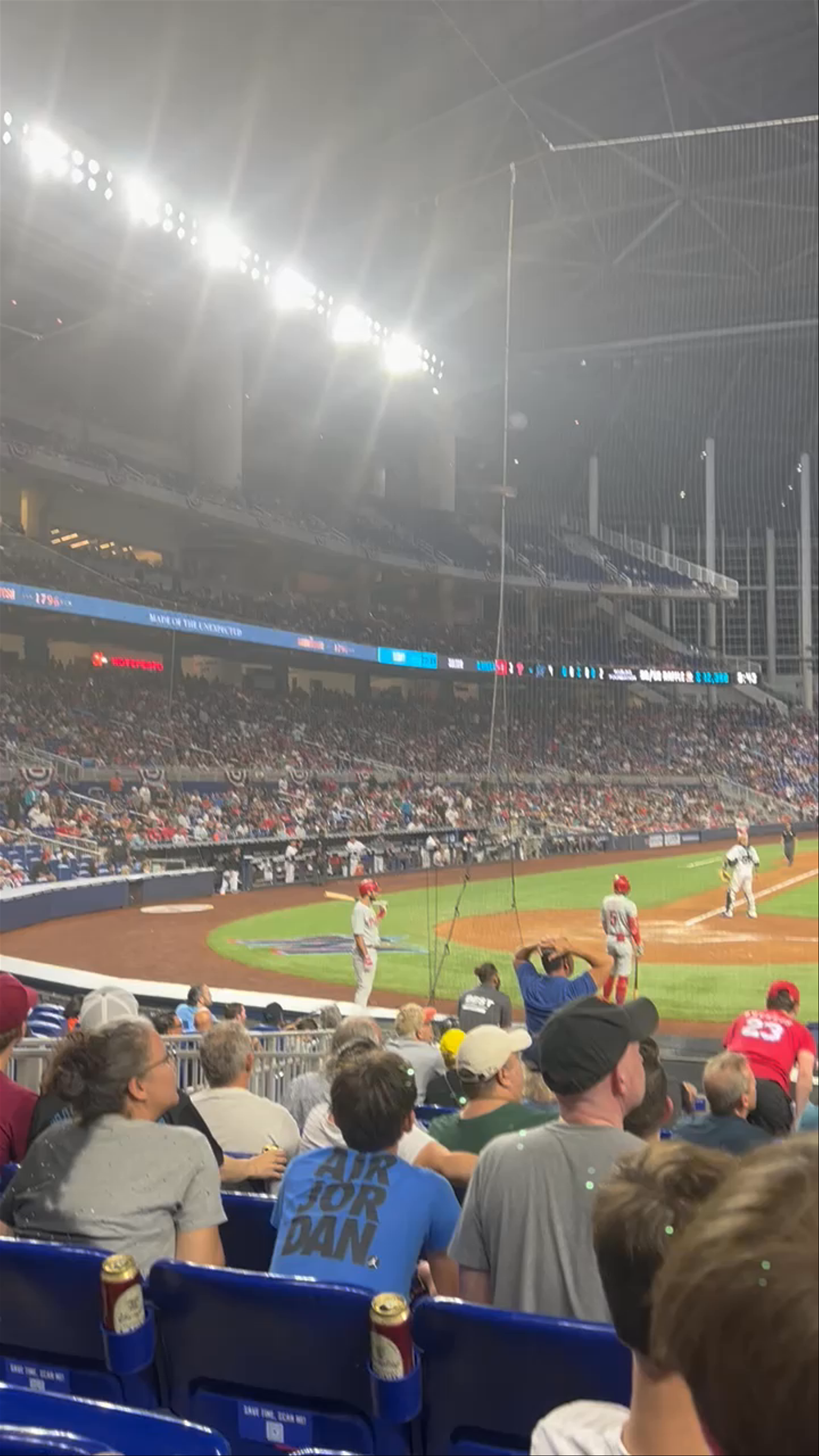 Live Baseball Action at LoanDepot Park, Miami