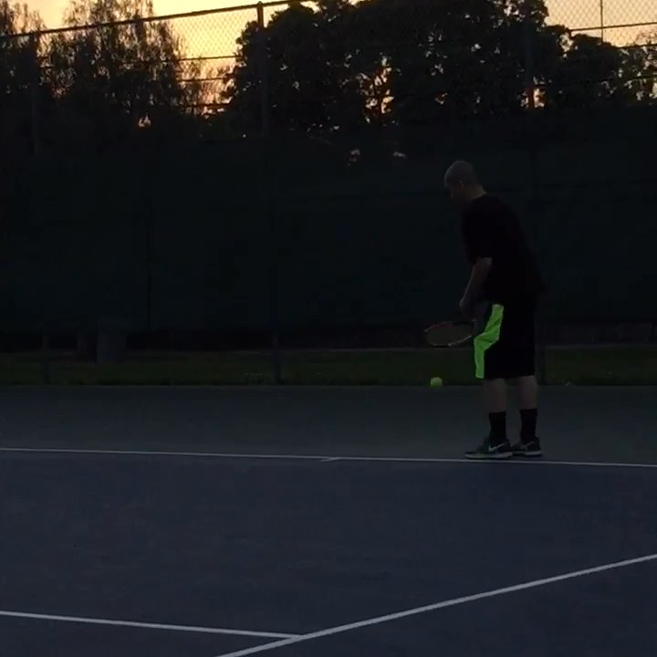 Henry Schmidt Park - Practice makes perfect and yes i know I'm foot faulting. Luckily IDGAF :) - Parks Near Me - Santa Clara, California