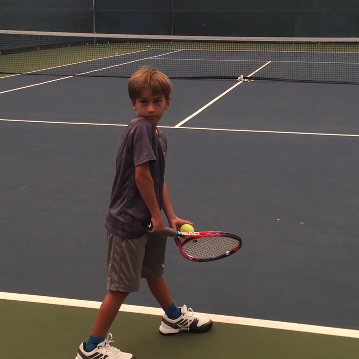 Orange County Top Tennis - Working on the serve. - Tennis Near Me