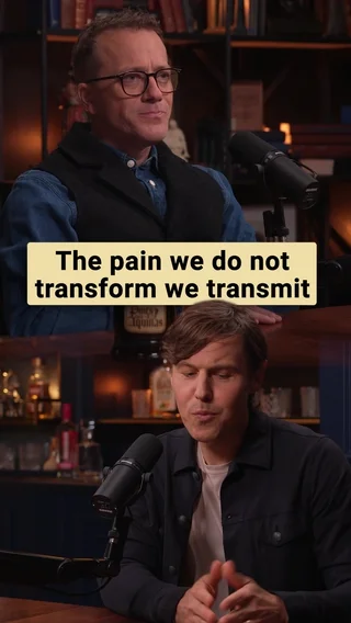 The pain we do not transform we transmit