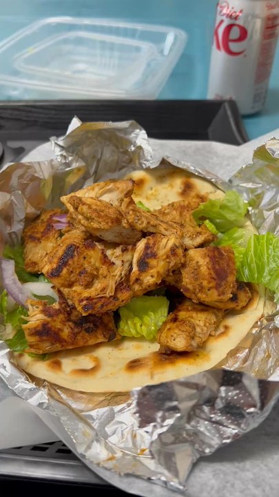 Super Gyros - The BEST Grilled Chicken Pita Sandwich, rice & salad. - Middle Eastern Near Me - Modesto, California