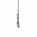 marahlago larimar Azure Cushion Larimar Necklace jewelry