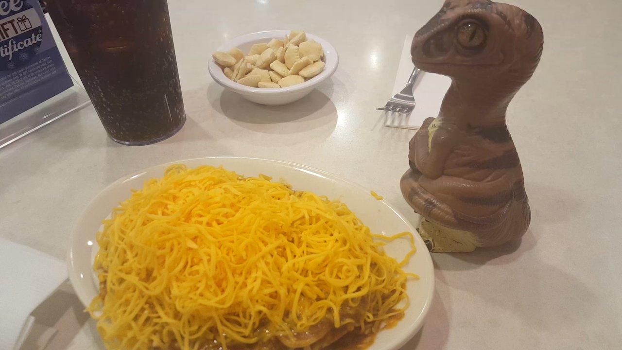 Skyline Chili - Bob the Raptor says - Fast Food Near Me - Kettering, Ohio