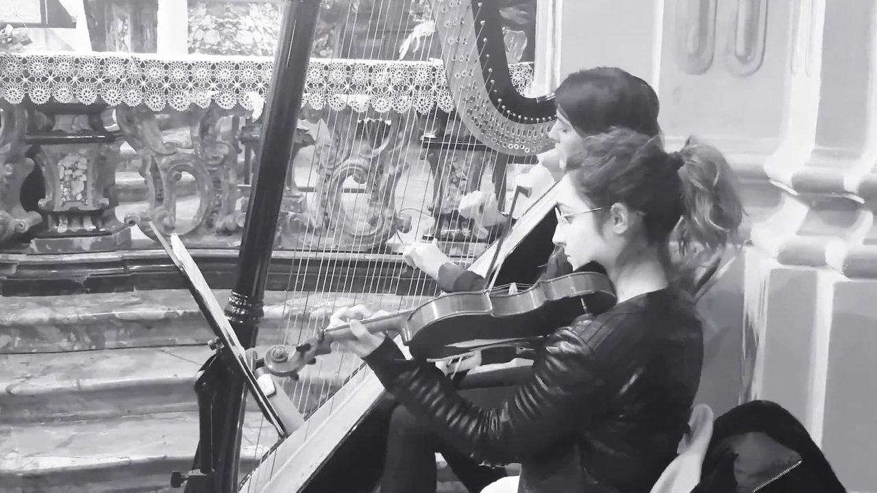 Sofi Harpist - Pachelbel Canon - video