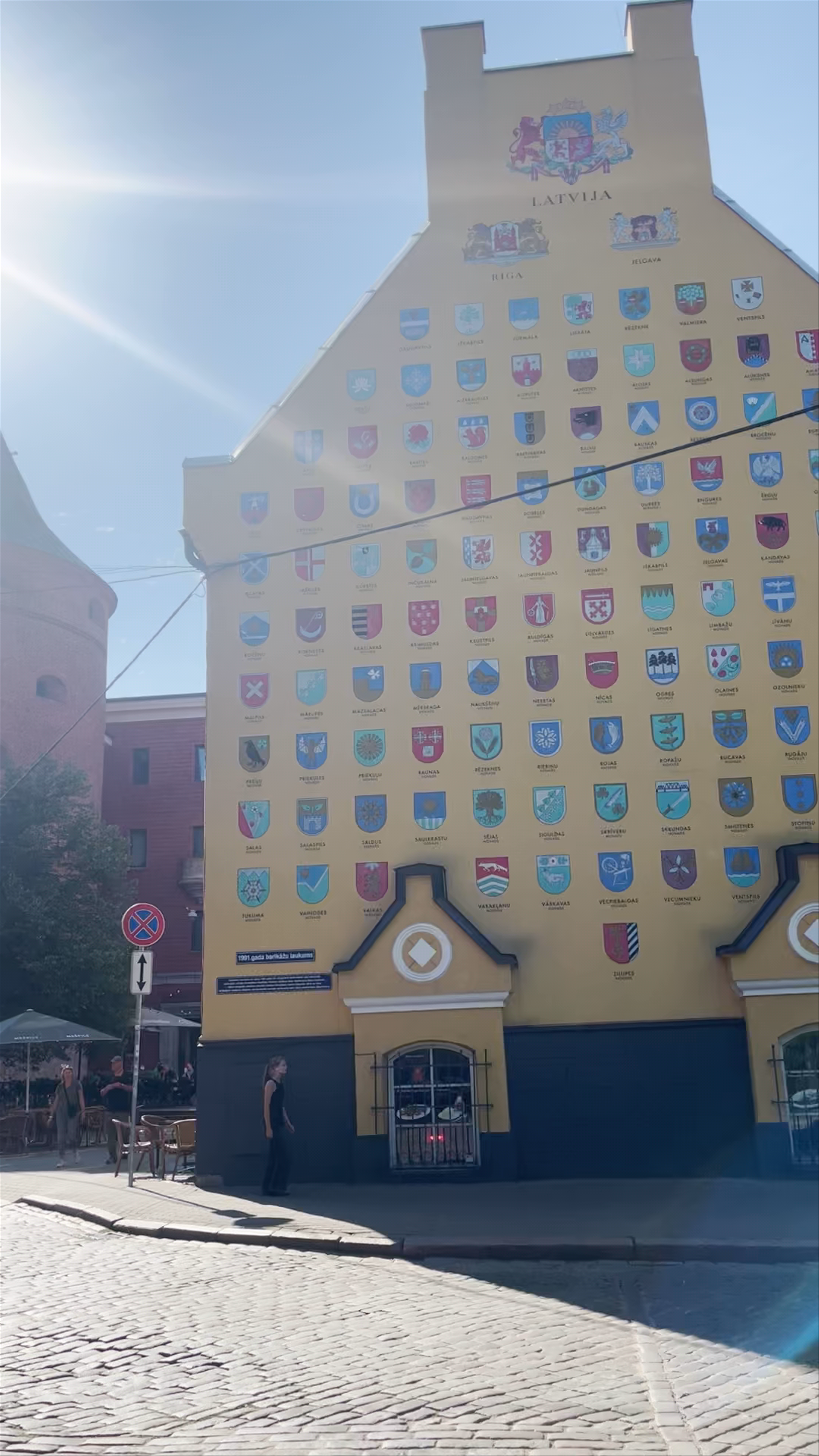 Coats of Arms of Latvian Municipalities Mural (LV100) in Riga