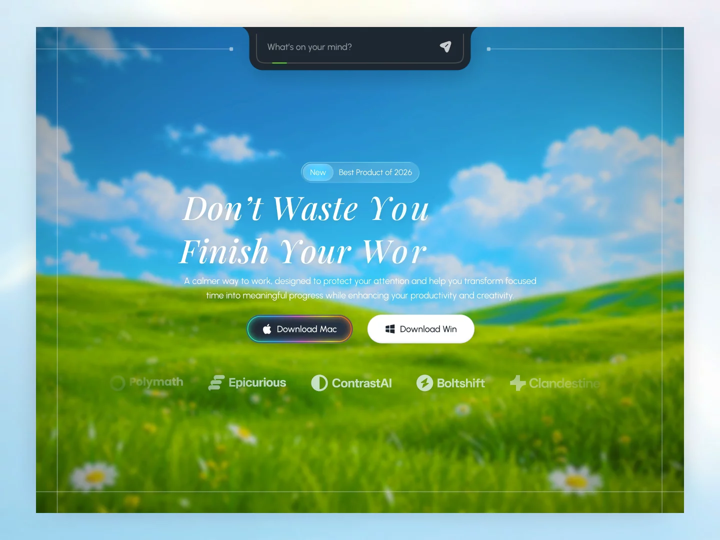 Noma — Software Product Landing Page