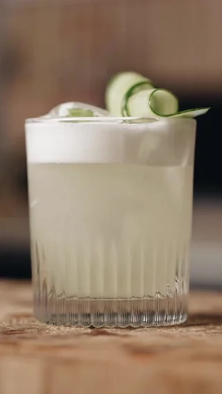 Cucumber Gin Sour