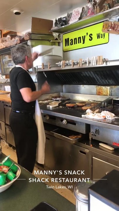 Manny's Snack Shack - Had our food ready in one minute - Breakfast & Brunch Near Me - Twin Lakes, Wisconsin