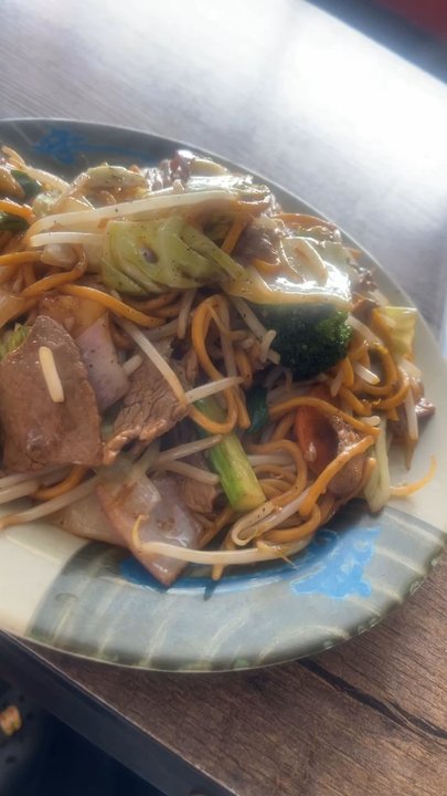Triple-T - Stir-fried mongolian noodles . Very flavorful - Noodles Near Me - Gardena, California