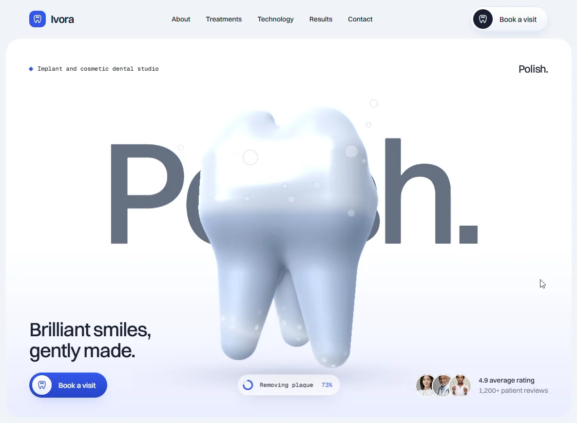 🦷 Your next smile-worthy design is coming. 🚨A fresh new @framer template is on the way.Premium aesthetics. Modern dentistry. A design that makes an impression.Coming soon… 👀#Framer #FramerTemplate #FramerDesigner #WebDesign #DentalWebsite #WebDesignInspiration #FramerGeeks