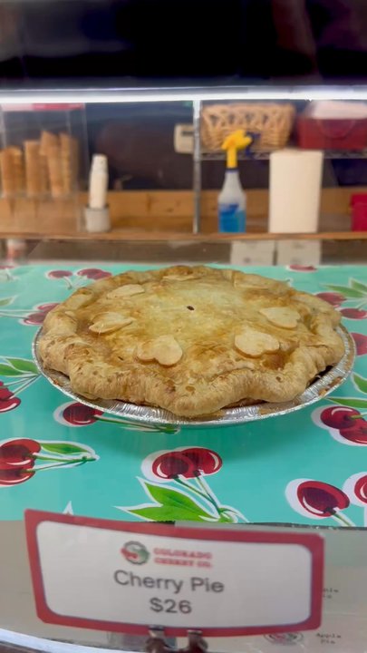 Colorado Cherry Company - Pies on display - Specialty Food Near Me - Lyons, Colorado