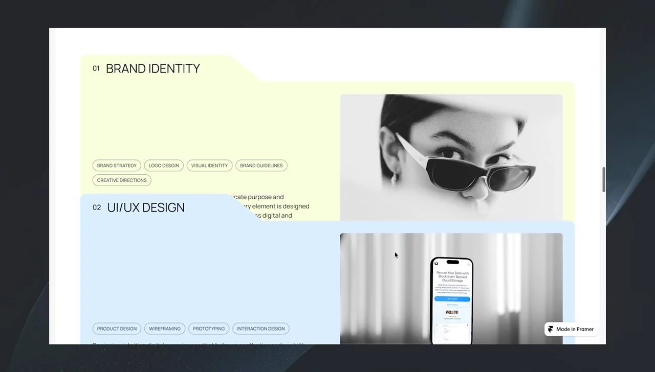 Custom components I built for my free portfolio template.Link below 👇