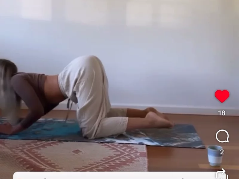 Lazy Waves Yoga Mat