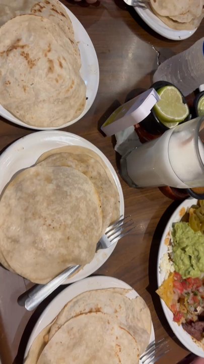 La Exquina - A table of tacos and nachos - Mexican Near Me - Mérida, YUC