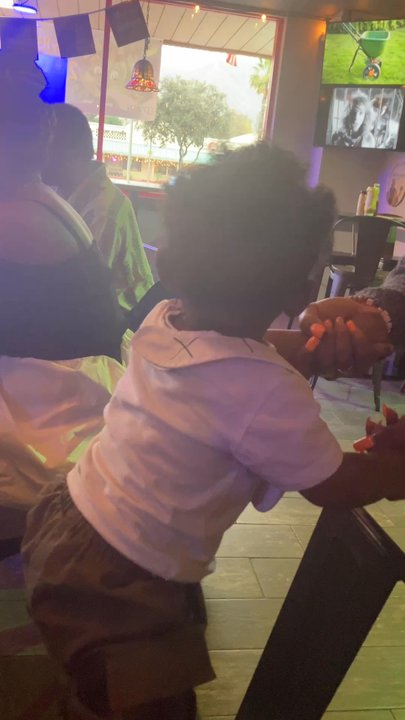 The Gastropub - This kid danced the WHOLE TIME. Apparently, it's a thumbs up on the music! - Gastropubs Near Me - Pasadena, California