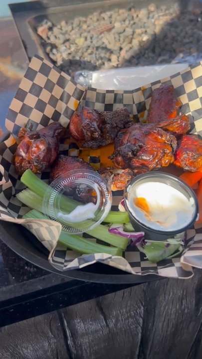 OB Brewery - Some like their wings like this but I need some juice in my wings not dried wings but some like it - Breweries Near Me - San Diego, California