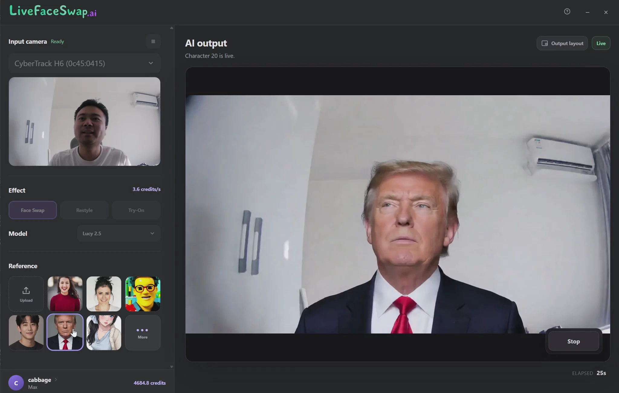 Live Face Swap AI image 1