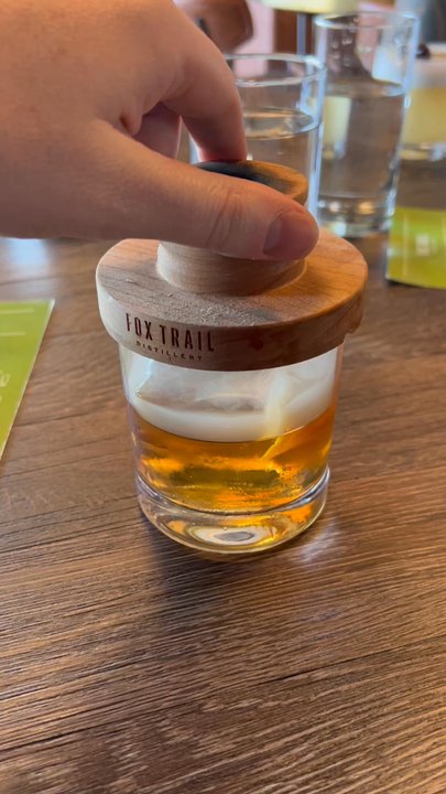 Fox Trail Distillery - Smoked old fashioned - Distilleries Near Me - Rogers, Arkansas