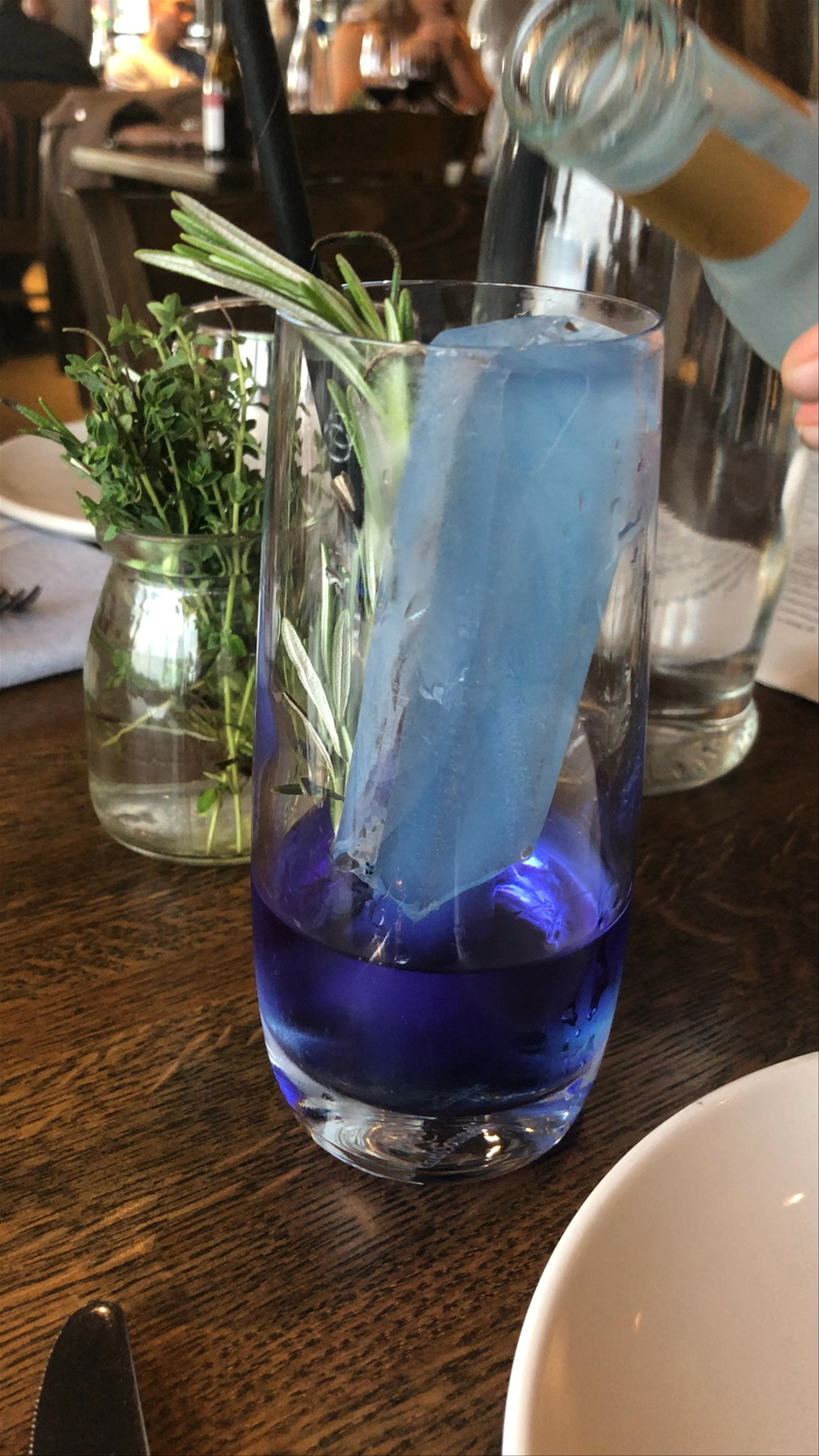 Crafting a Magical Butterfly Pea Flower Cocktail at Heritage Restaurant, Woodinville