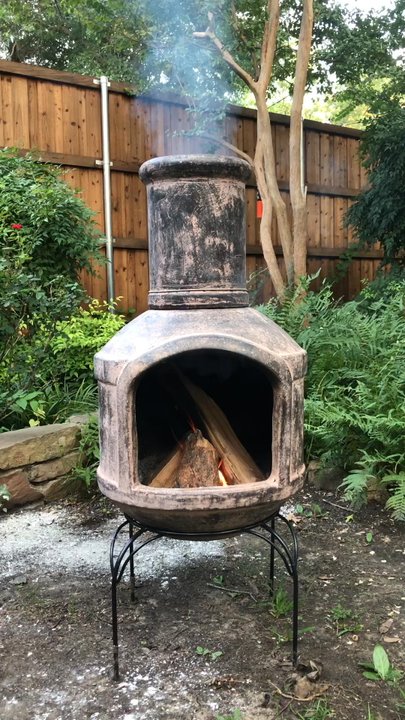 Calloway's Nursery - Enjoying my chimenea! - Nurseries & Gardening Near Me - Richardson, Texas