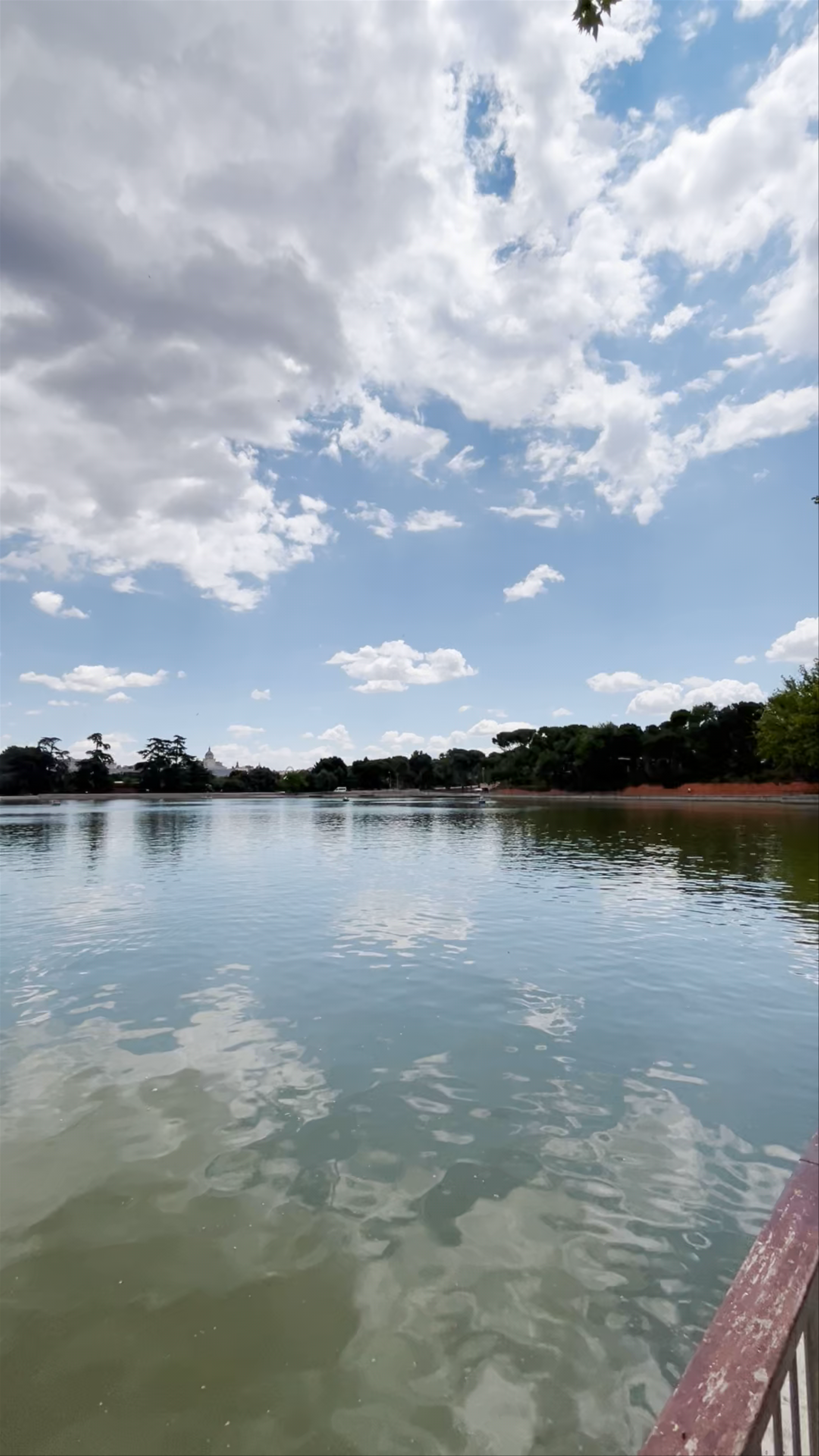 Peaceful Moments at Casa de Campo Lake, Madrid