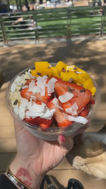 Playa Bowls - Nutelloco Coconut Bowl with mango - Juice Bars & Smoothies Near Me - Reston, Virginia