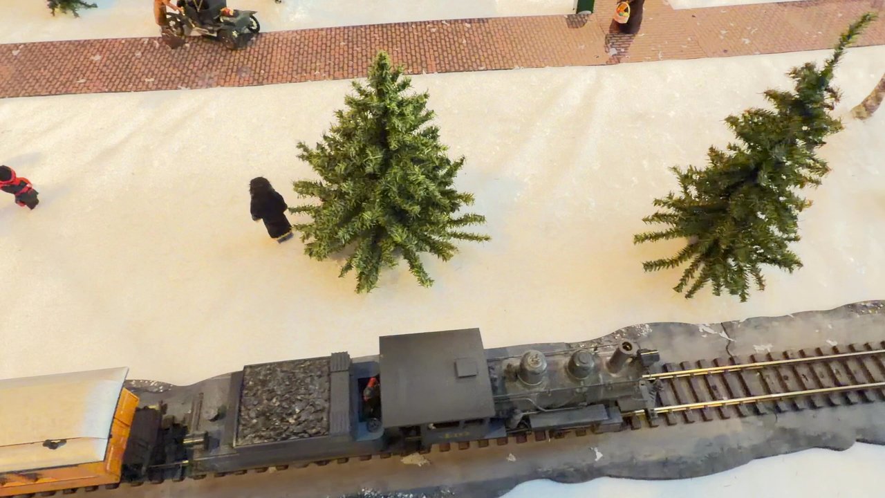 Seattle Center Armory - Winter Train and Village Display - Food Court Near Me - Seattle, Washington