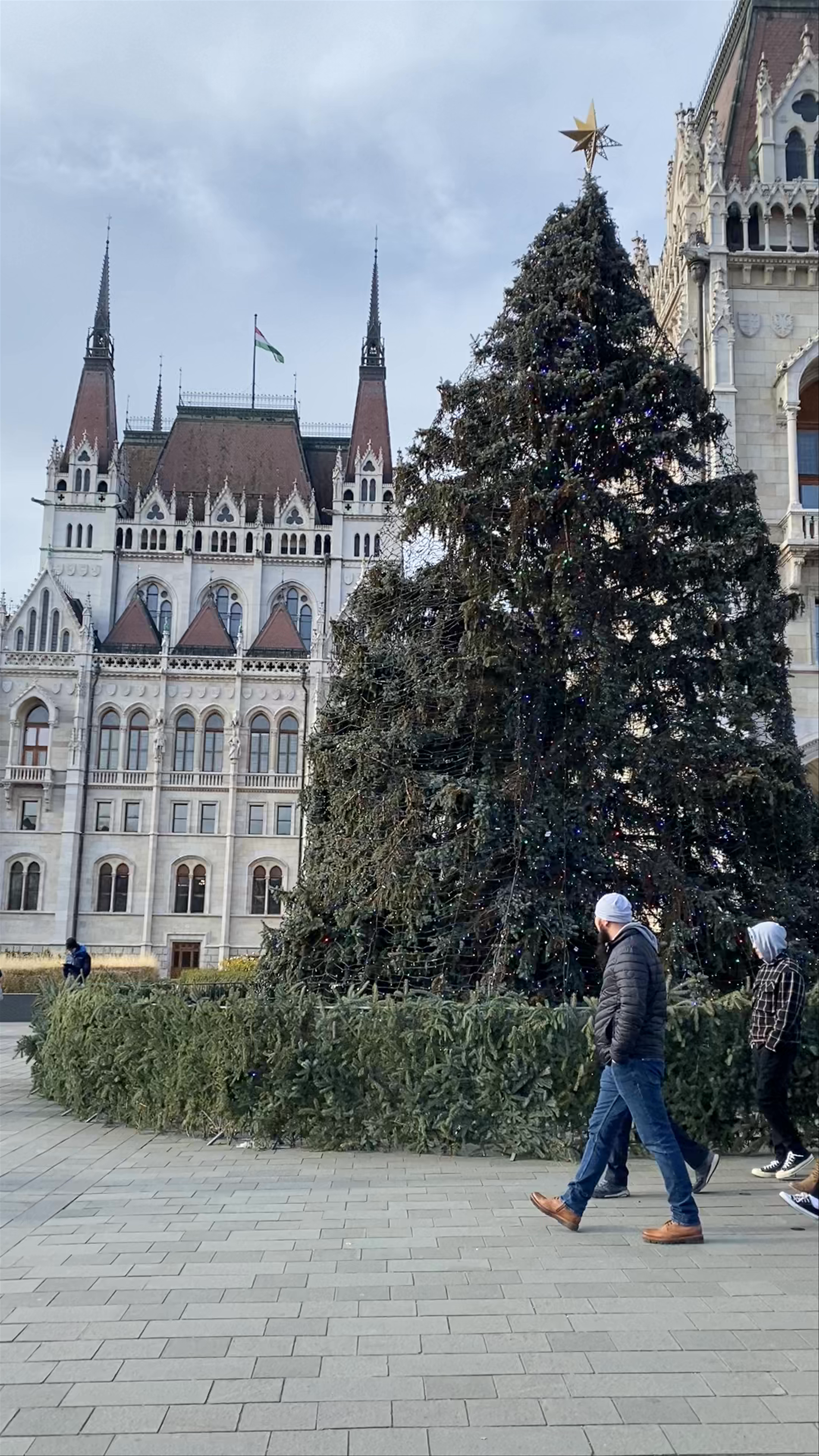 Wintertime Splendor at Kossuth Lajos tér, Budapest