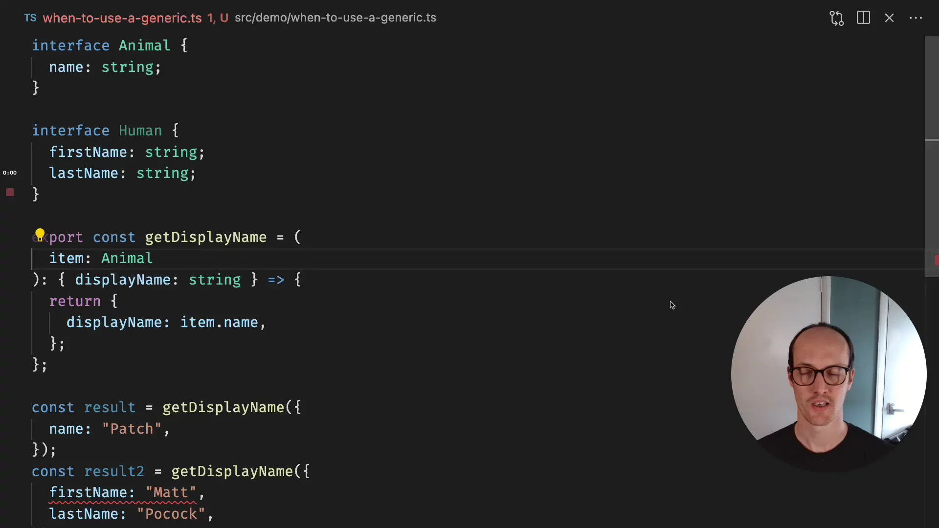 Typescript: trying to use `extends` in generics with `this` in the