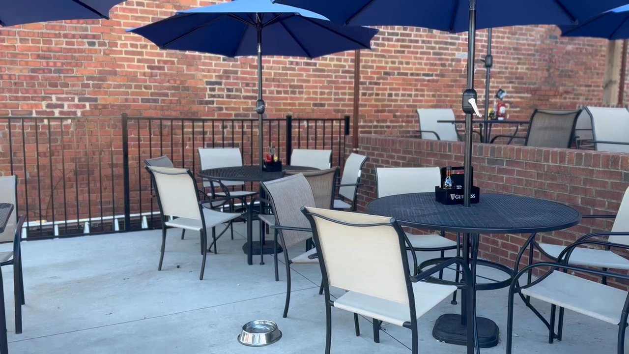 Grace O'Malley's - There is tons of seating available inside and outside with parking in back and handicap accessible entrance. - Irish Pub Near Me - Matthews, North Carolina