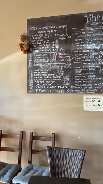 Ca Phe Phin - Cute cafe - Vietnamese Near Me - Houston, Texas