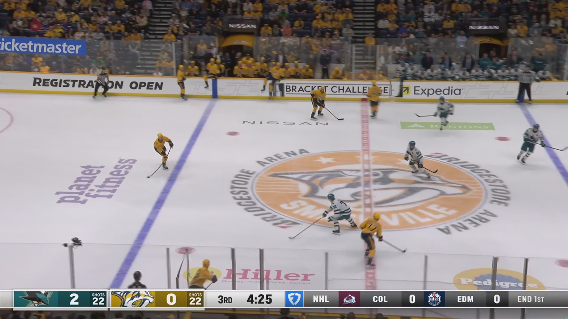 Celebrini Double Sinks Predators' Wild Card Hopes · Apr. 13, 2026