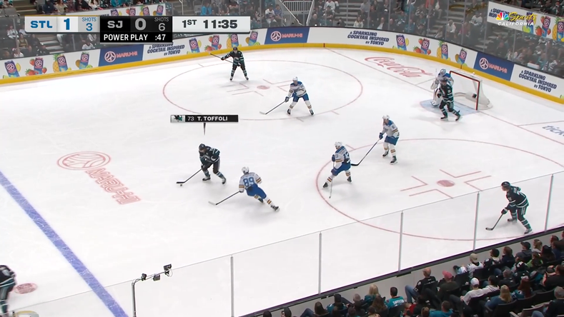 Celebrini Reaches 100 Points with Power-Play Goal to Make it 2-1 · Mar. 30, 2026