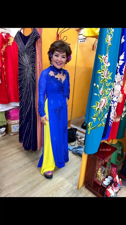 Thanh Trang - Ai mermaid wearing my new ao dai lol - Bridal Near Me - Westminster, California
