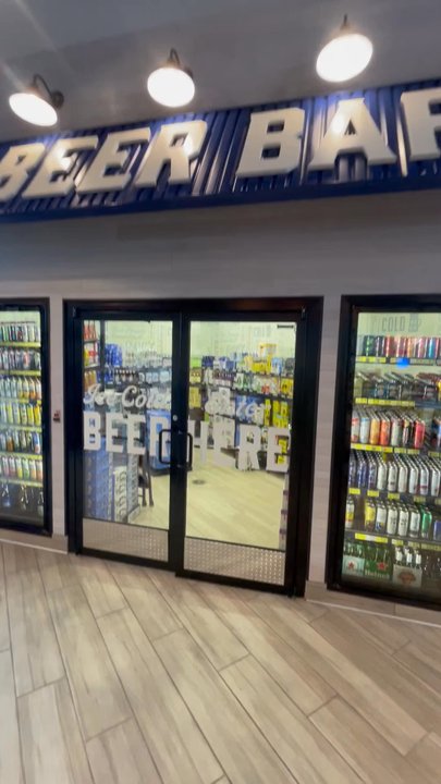 Exxon - Inside walk in beer cooler - Gas Stations Near Me - MARYVILLE, Tennessee