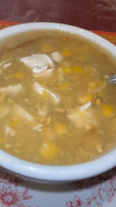 La Dinastia II - Corn Soup with Chicken - Chinese Near Me - New York, New York