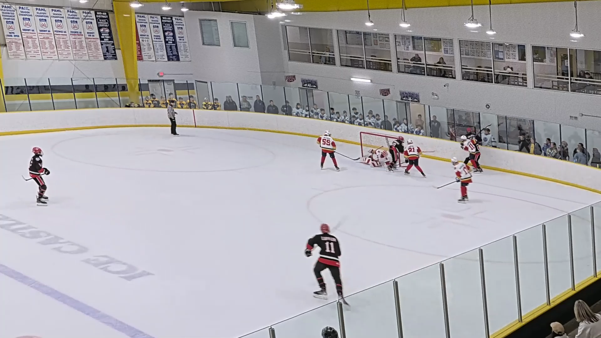 Brendan Dahlberg's Impressive Backhand Assist | EDP Bantam Premier