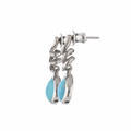 Larimar Sterling Silver Muse Post Earrings Marahlago Jewelry pear Gemstone 