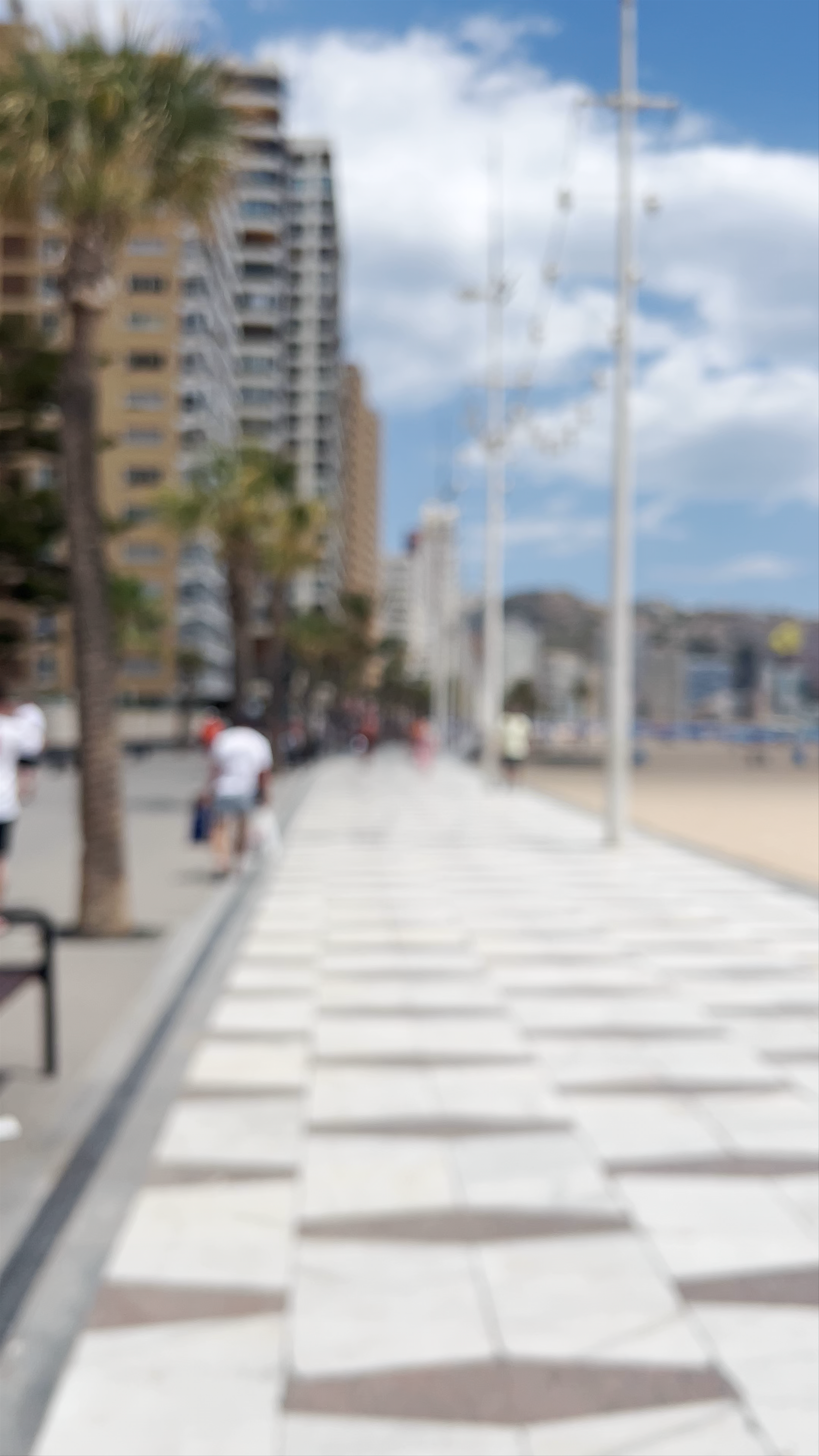 Strolling the Vibrant Paseo Marítimo in Benidorm, Spain