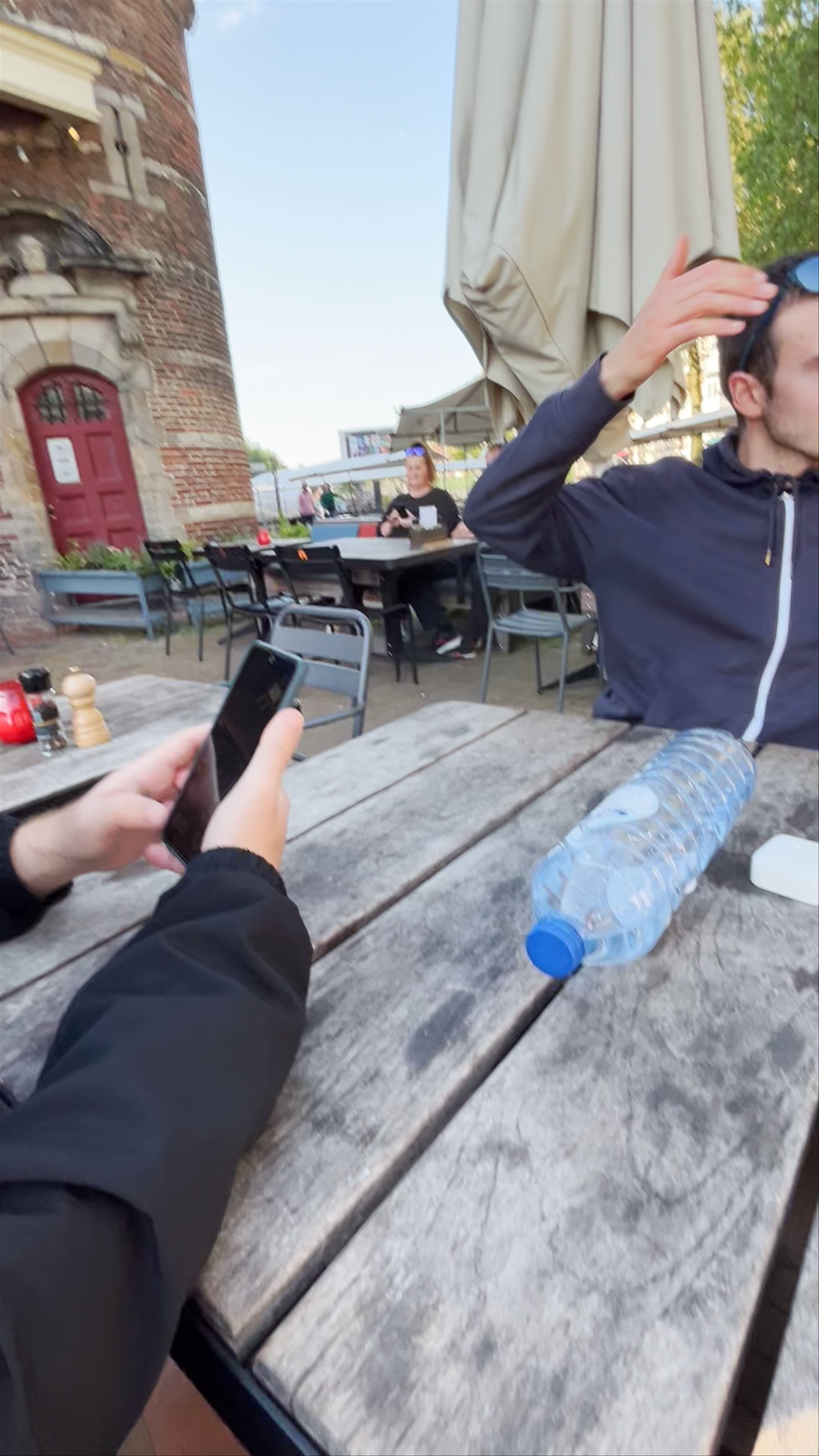 Relaxing Outdoor Cafe Vibes at Waag, Nieuwmarkt, Amsterdam