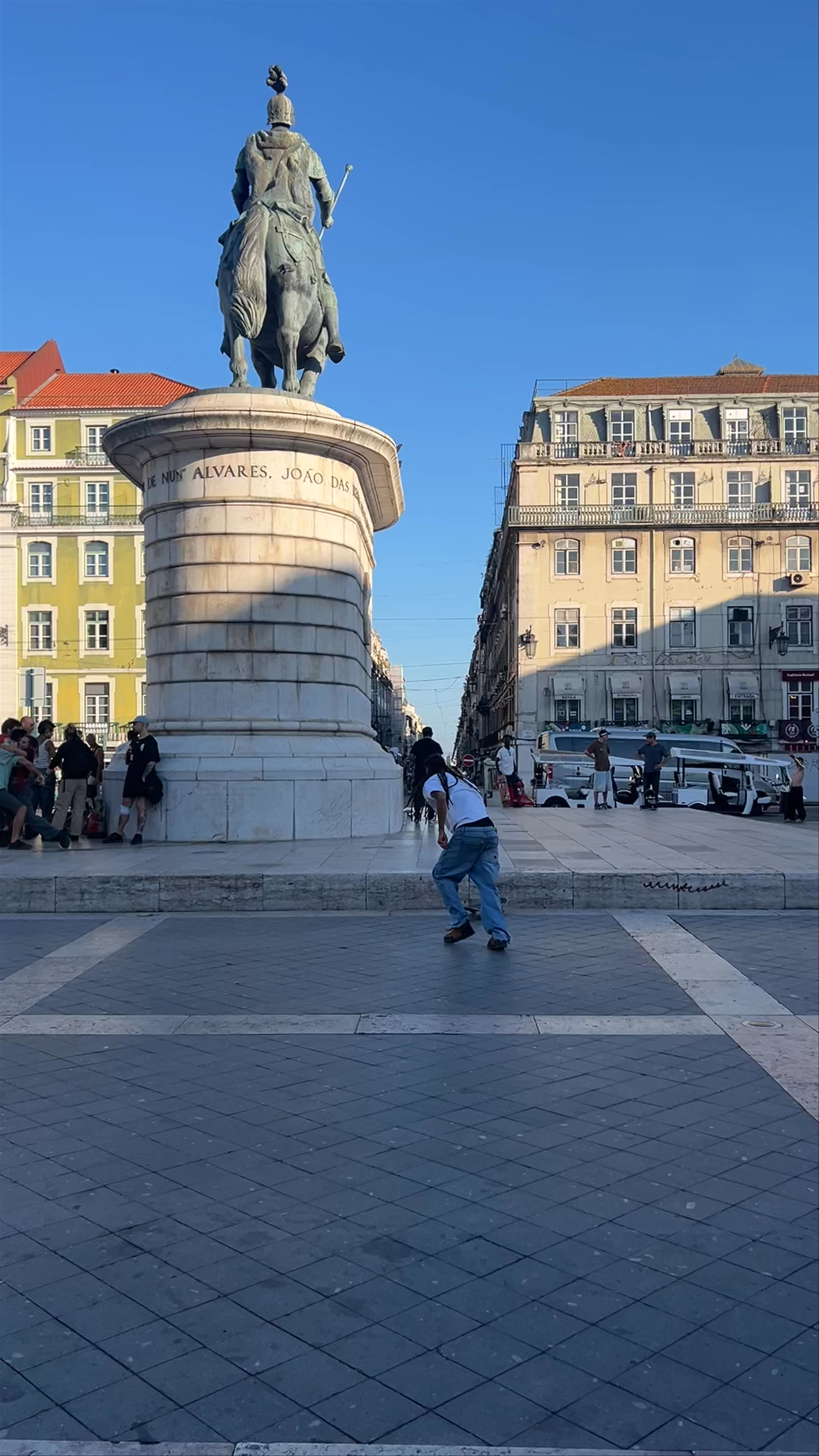 Vibrant Life at Praça da Figueira in Lisbon
