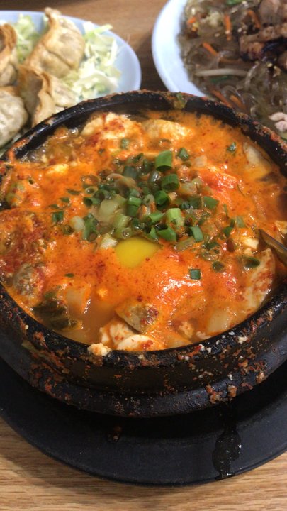 Cham Cham Korean BBQ - Kimchi soup - Korean Near Me - Hilo, Hawaii