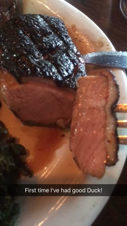 Huisache Grill - The Duck was delicious and perfectly cooked! - Wine Bars Near Me - New Braunfels, Texas