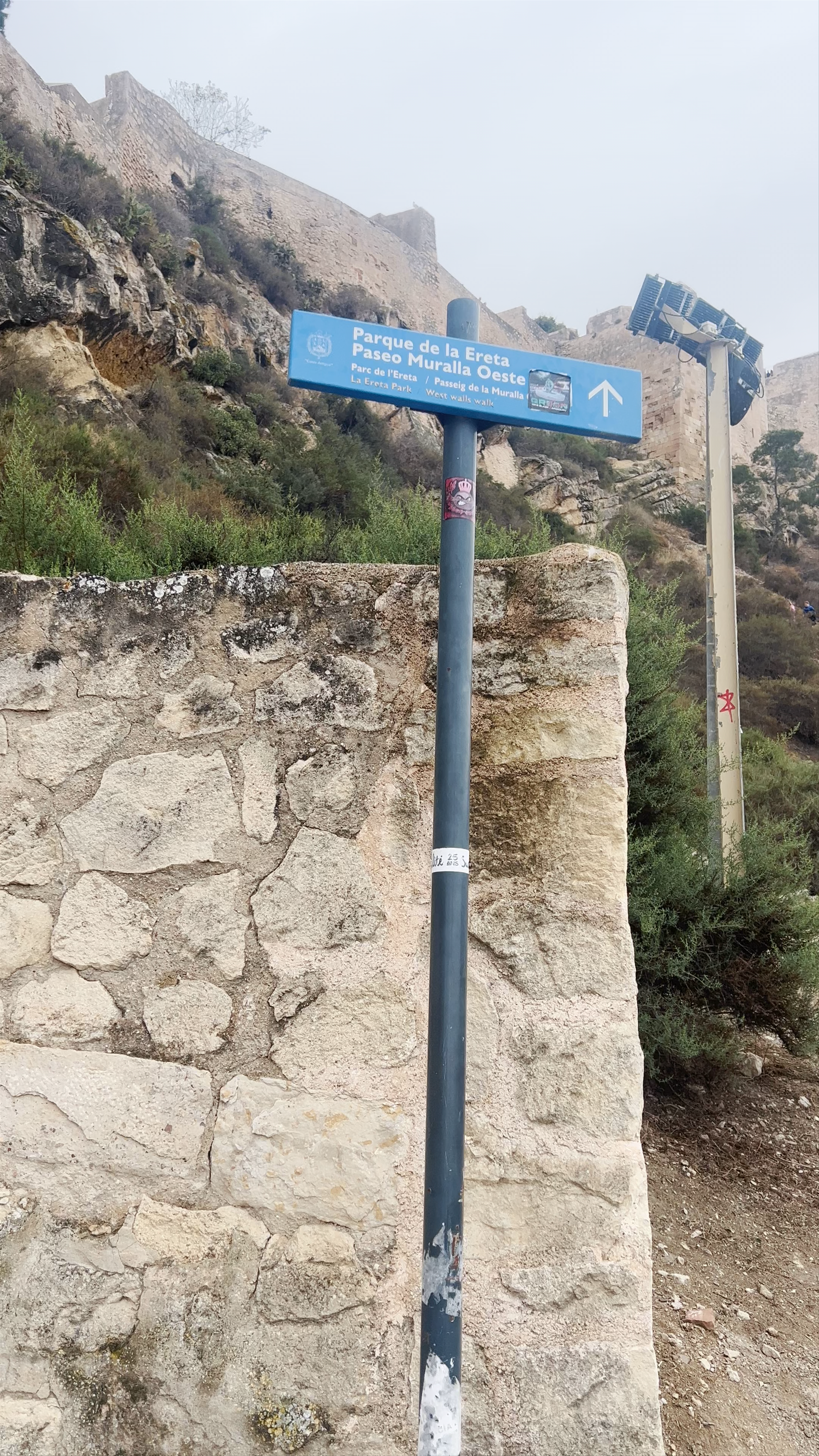 Hiking the Historic Walls at Parque de la Ereta, Alicante