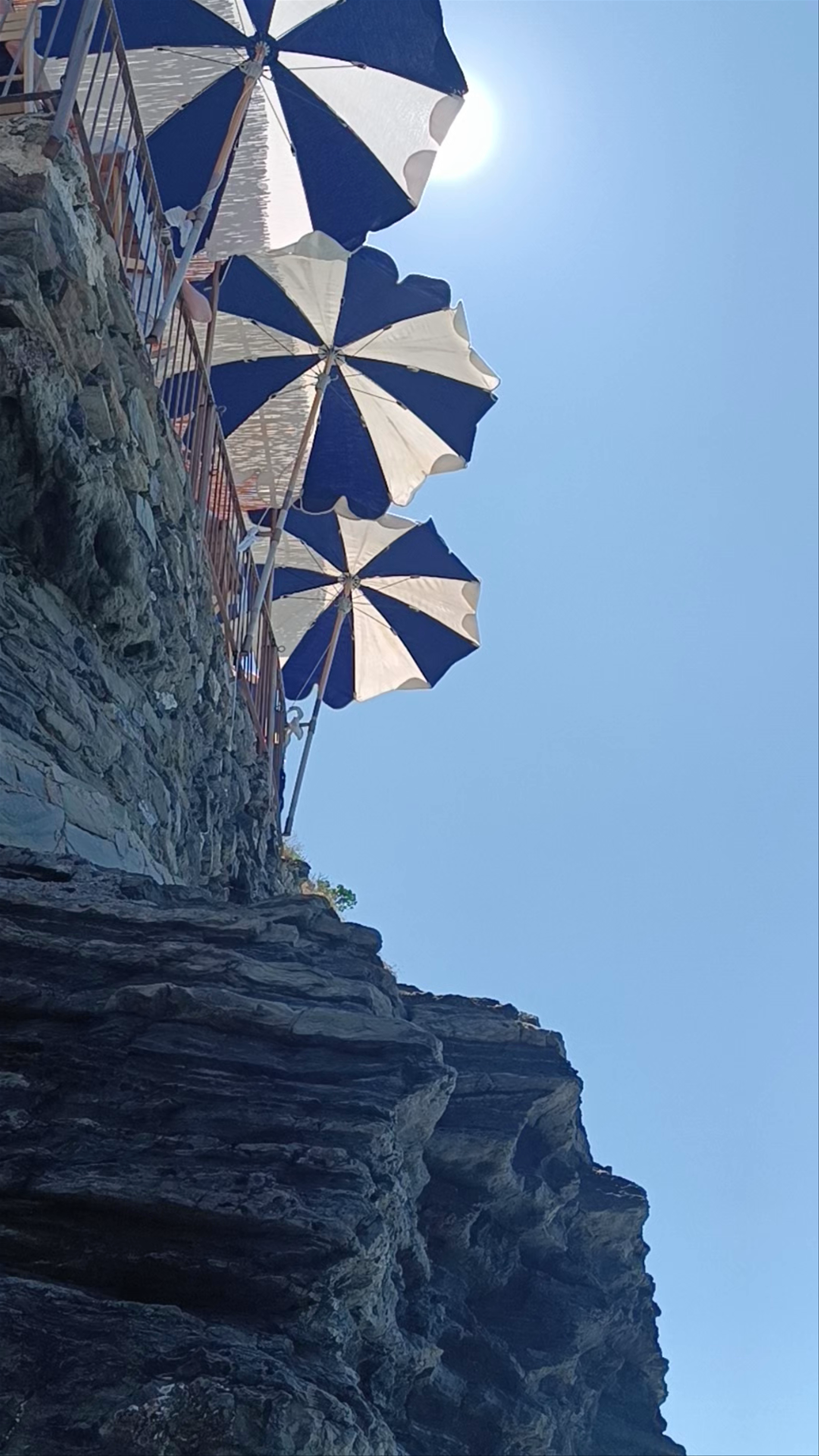 Clifftop Coastal Views from Ristorante Belforte in Vernazza