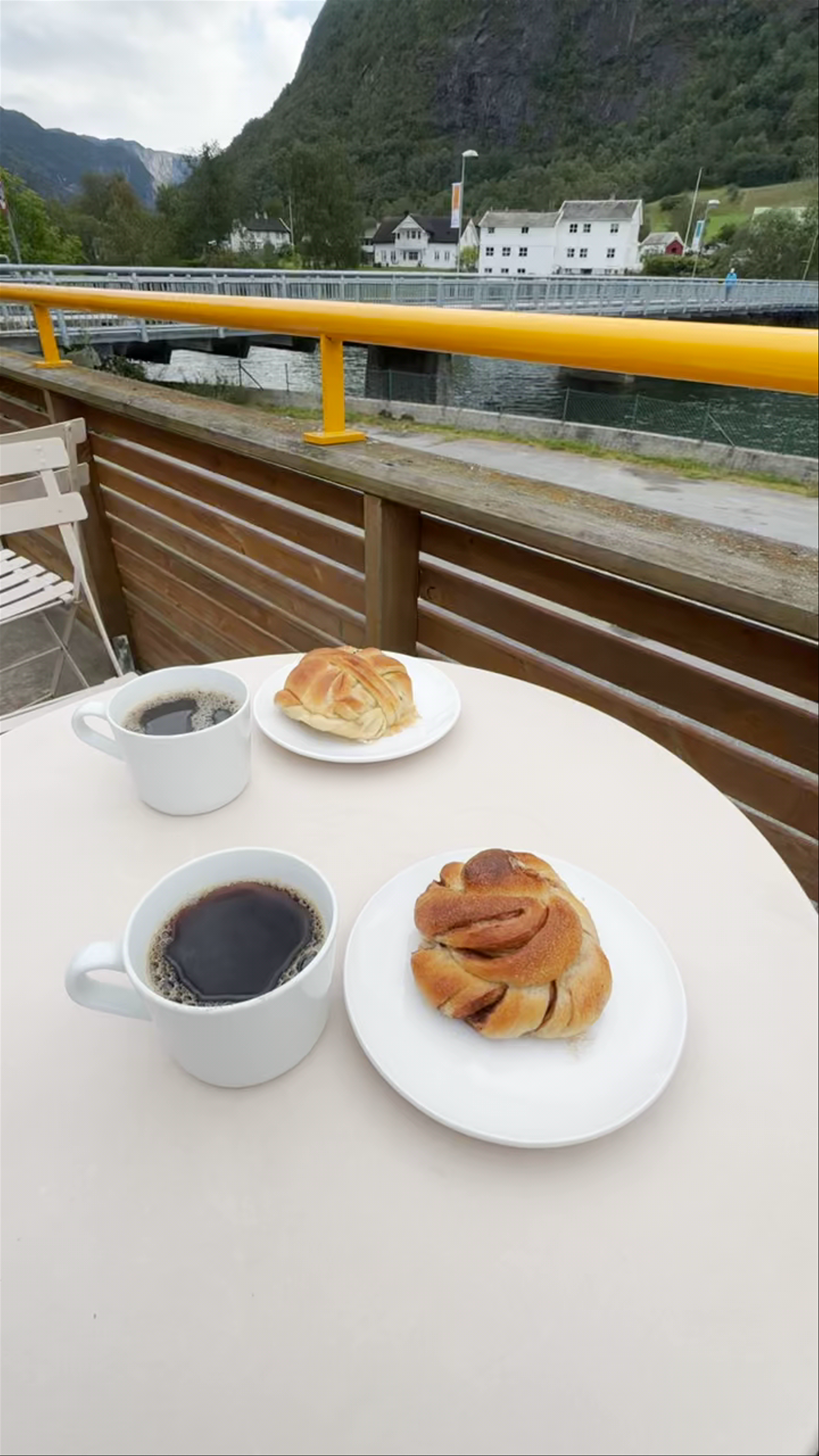Morning Bliss at Marianne Bakery & Cafe in Scenic Aurland, Norway