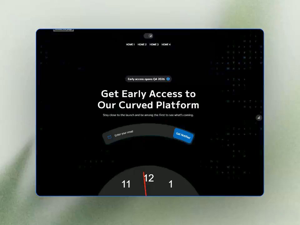 Waitlist Arc Curved