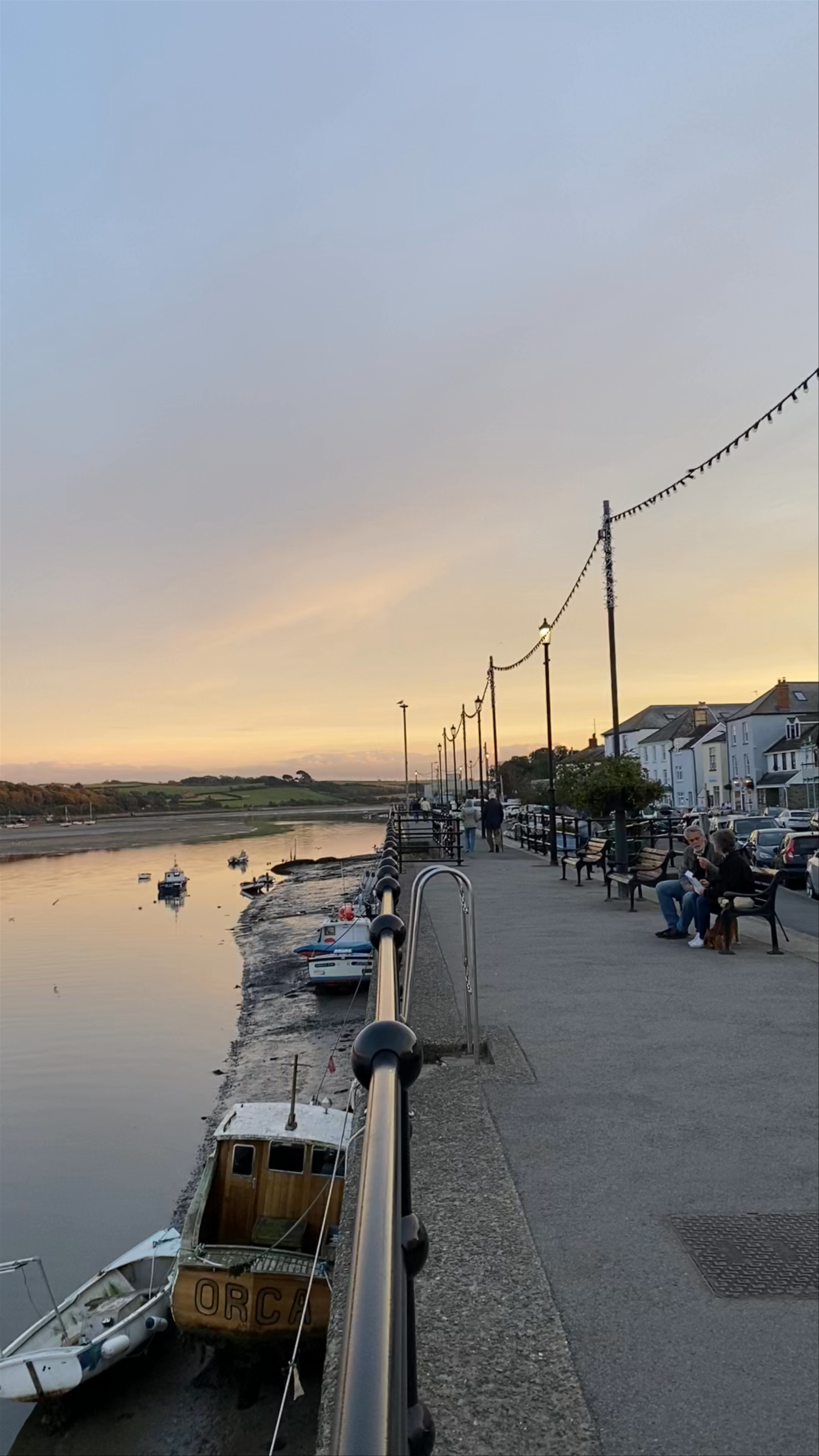 Appledore 'Time and Tide Bell' at Sunset: Serene Coastal Walk, Devon