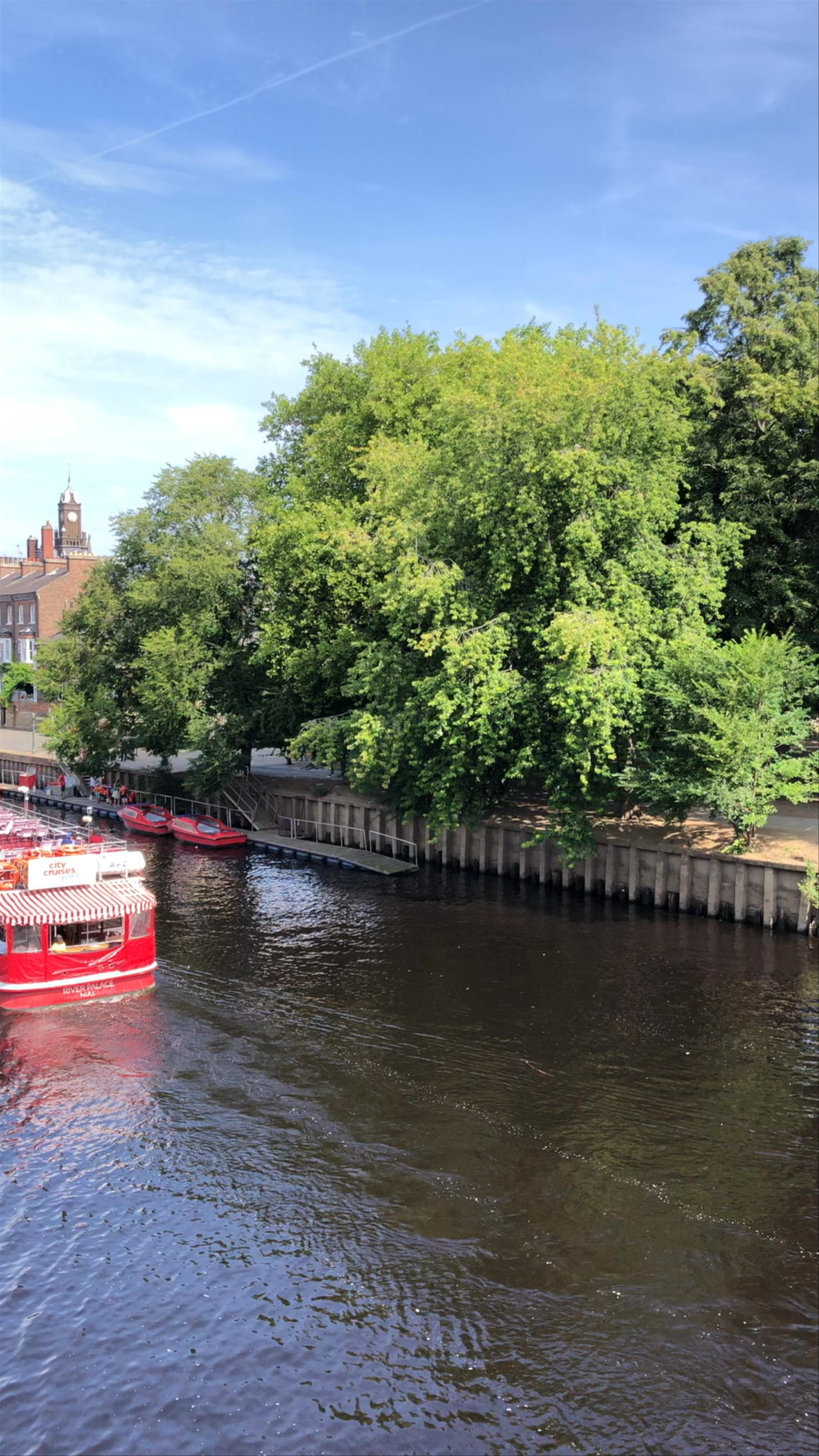 Skeldergate Bridge and River Ouse: Serene York Waterways